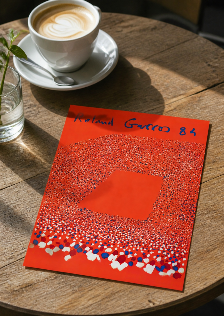 Roland Garros 1984 French Open Tennis Poster - Vintage Sports Art Print