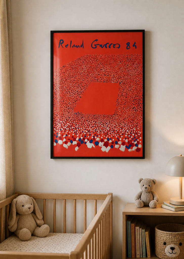 Roland Garros 1984 French Open Tennis Poster - Vintage Sports Art Print